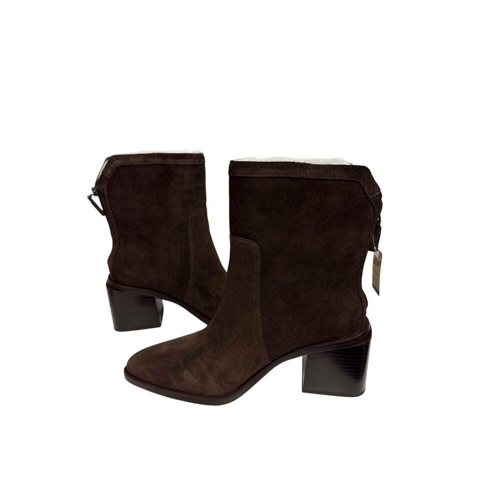 Vince Camuto Kortimy Women's Boots Water Repellent Mid Shaft Rootbeer Brown 9 9W - Picture 7 of 11